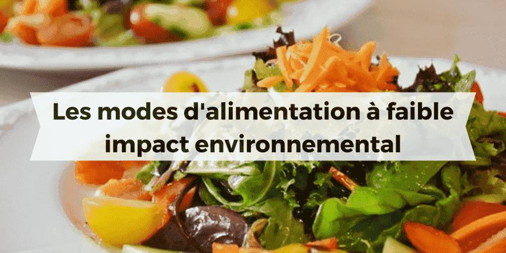 les modes d'alimentation à faible impact environnemental